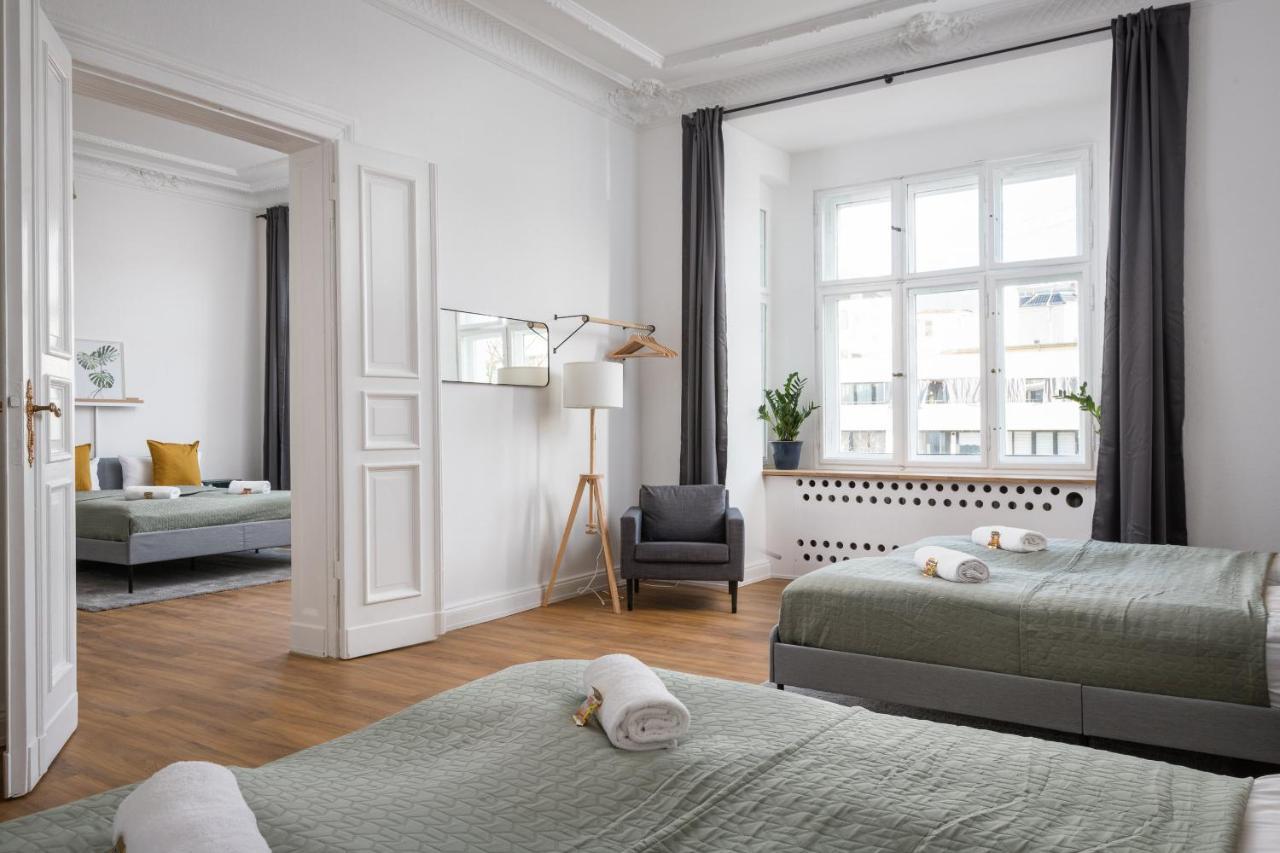 Riesiges Apartment Nahe Kudamm Sehr Schoner Altbau 123M2 Gross 12 Gaste 베를린 외부 사진