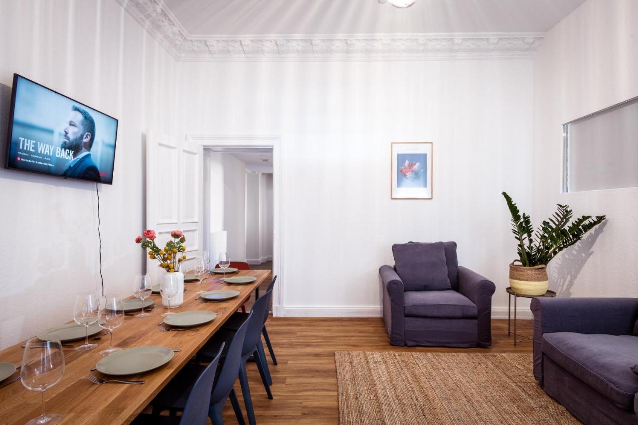 Riesiges Apartment Nahe Kudamm Sehr Schoner Altbau 123M2 Gross 12 Gaste 베를린 외부 사진